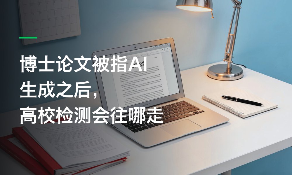 博士论文被指AI生成之后，高校检测会往哪走